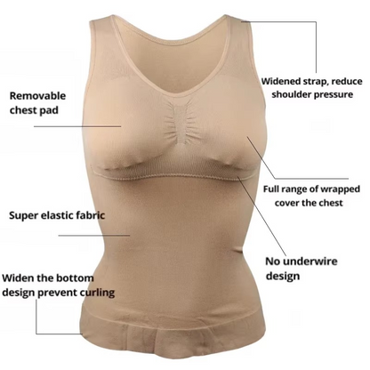 Comfortable Shaping Cami Bust Enhancer Tank Top