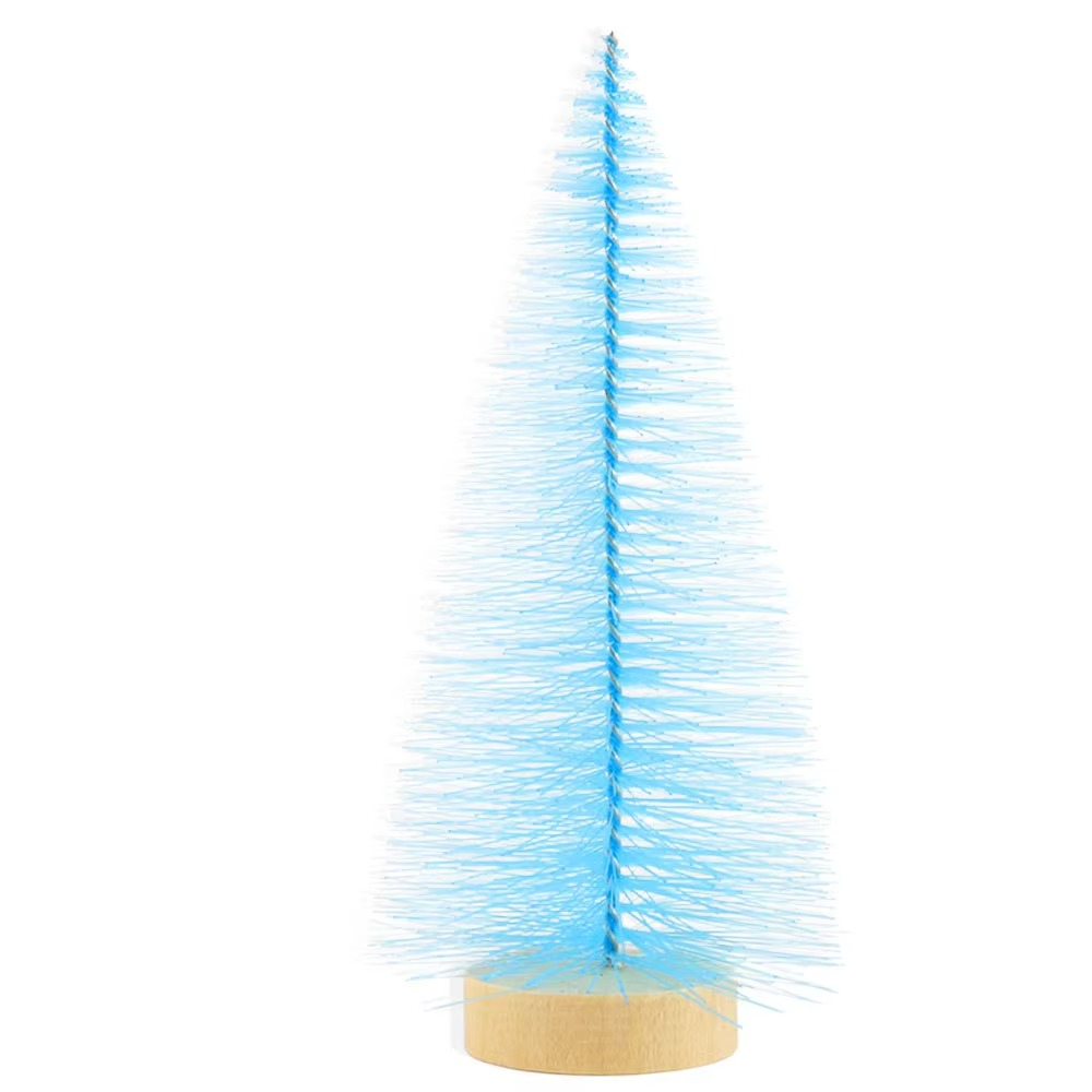 Small Pine Bottle Brush Christmas Tree Decorations - Hehif