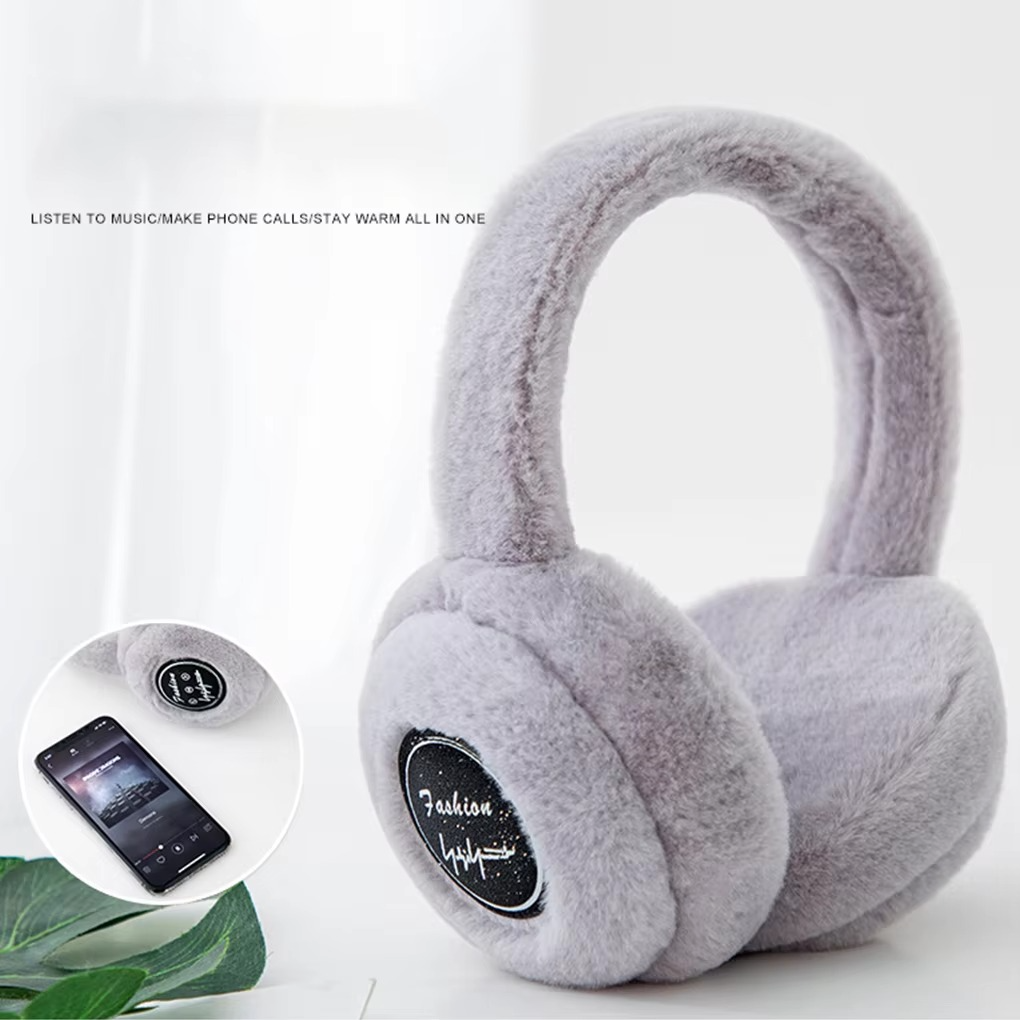Soft Fuzzy Wireless Earbuds with Bluetooth 5.2
