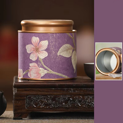 Decorative Floral Tea Storage Container