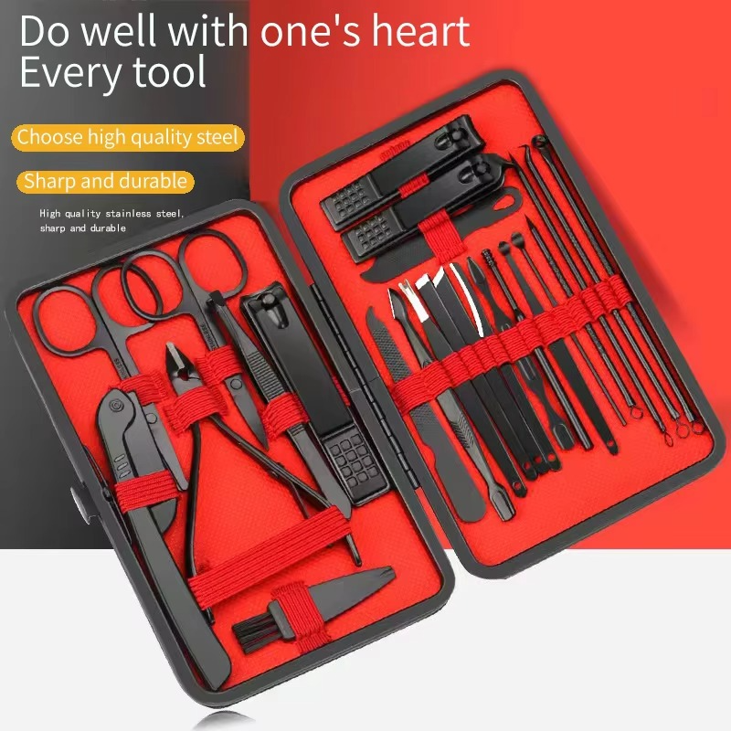 Complete Stainless Steel Nail Care Kit