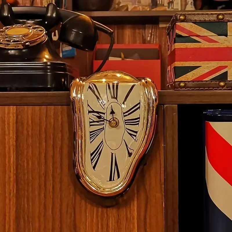 Unique Melted Wall Clock - Modern Art Home Decor
