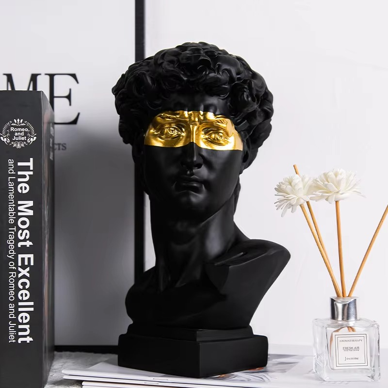Unique Resin David Bust Statue
