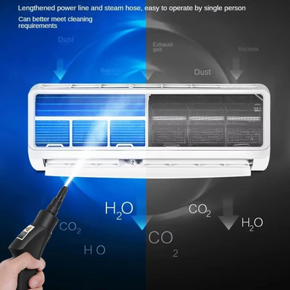Portable Heavy Duty Steam Cleaner 2500W Large Tank