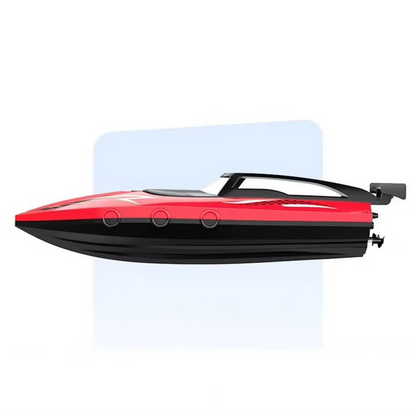 Fun Kids RC Speedboat with LED Lights and Remote - Hehif