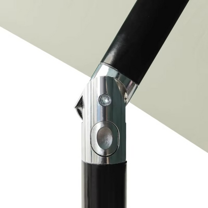 Large 3-Tier Outdoor Umbrella with Tilt and Crank Mechanism