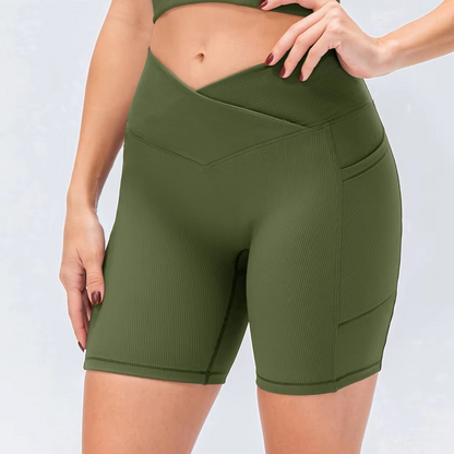Women's Athletic Fit Jogger Shorts Comfortable Yoga Pants