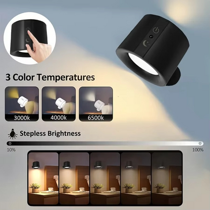 Portable LED Wall Light - Adjustable and Cordless