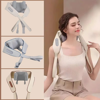 Portable Electric Shoulder and Neck Massager for Back Pain Relief