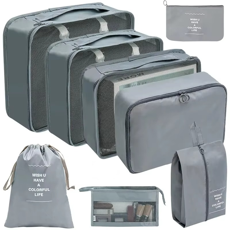 Compact Packing Cubes for Travel and Closet Organization