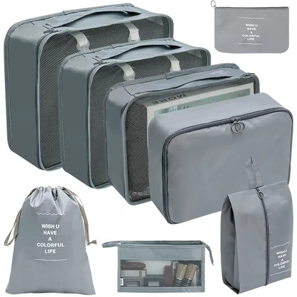 Compact Packing Cubes for Travel and Closet Organization