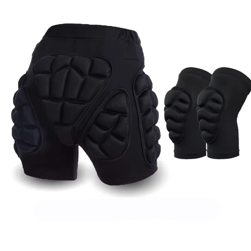 Kids Protective Snow Pants with Knee and Elbow Pads