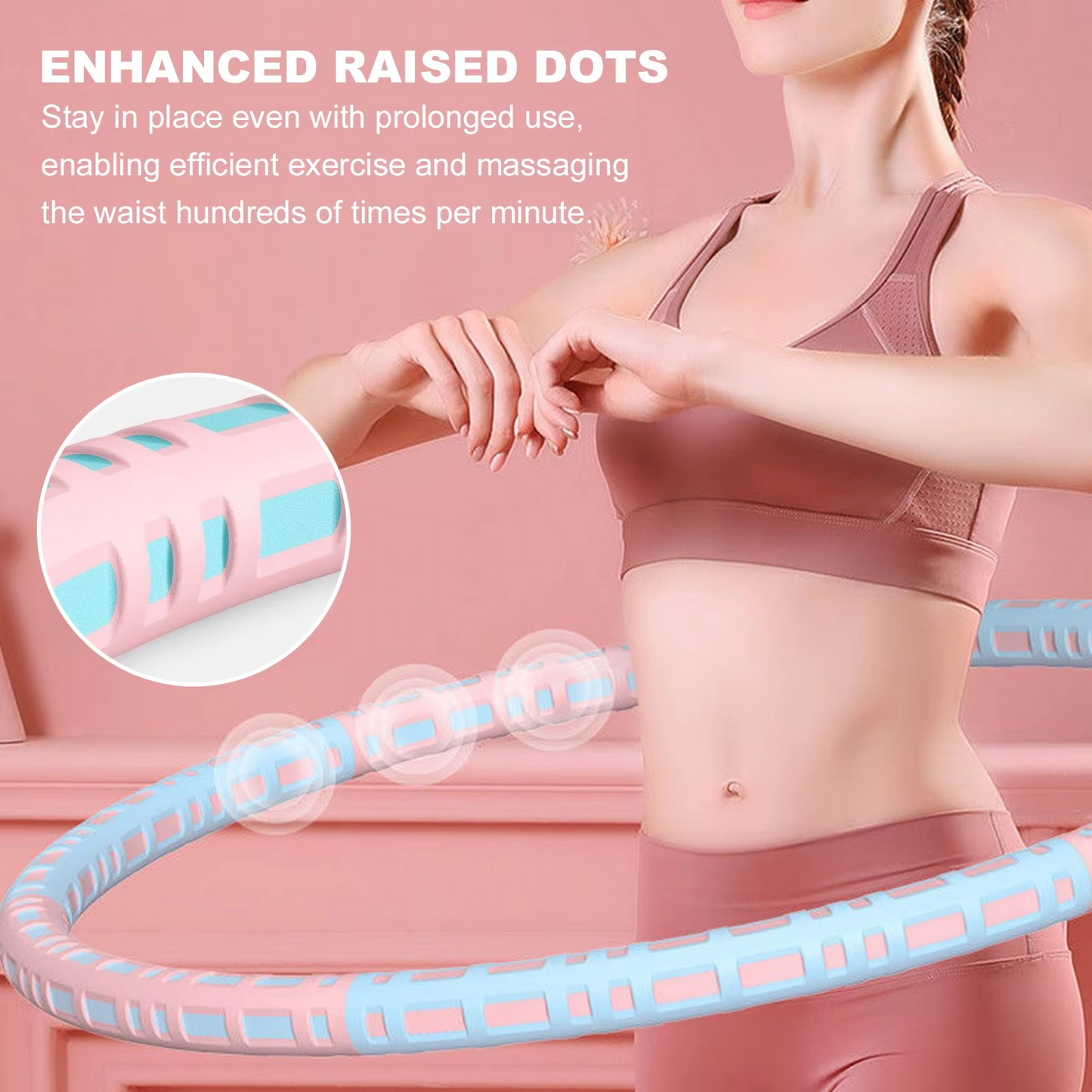 Adjustable Metal Hula Hoop for Home Workout Exercise
