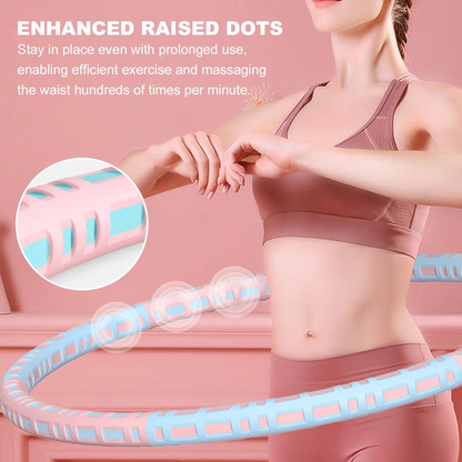 Adjustable Metal Hula Hoop for Home Workout Exercise