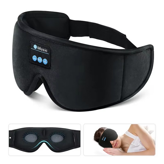 Wireless Sleep Headphones with Eye Mask and HD Sound - Hehif