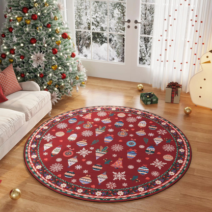 Soft Floral Area Rug with Non Slip Backing