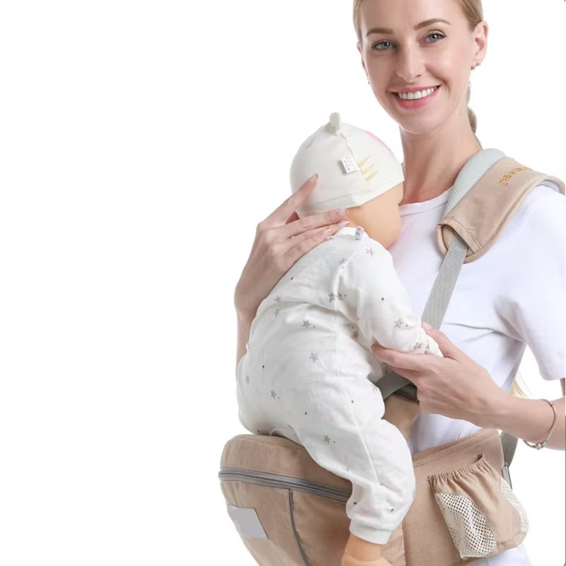 Comfortable Baby Sling with Adjustable Waist and Back Support