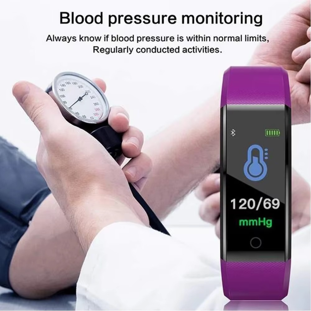 Waterproof Sport Smartwatch with Heart Rate Monitor