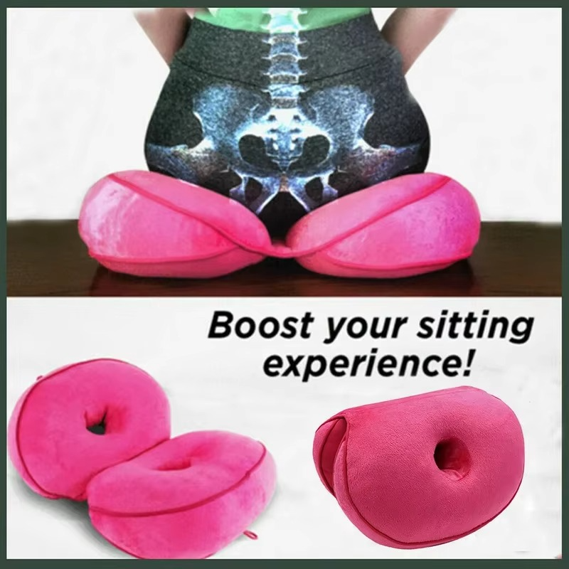 Ergonomic Memory Foam Seat Cushion for Back Pain Relief