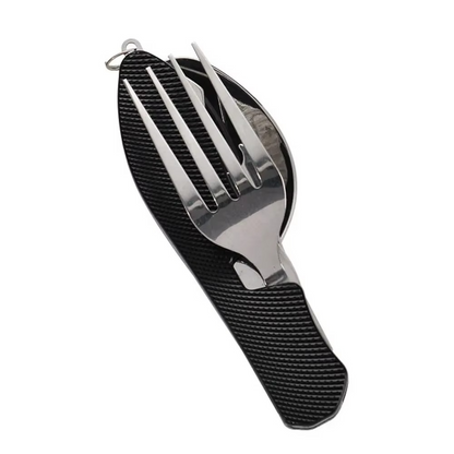 Portable Travel Cutlery Set with Bottle Opener