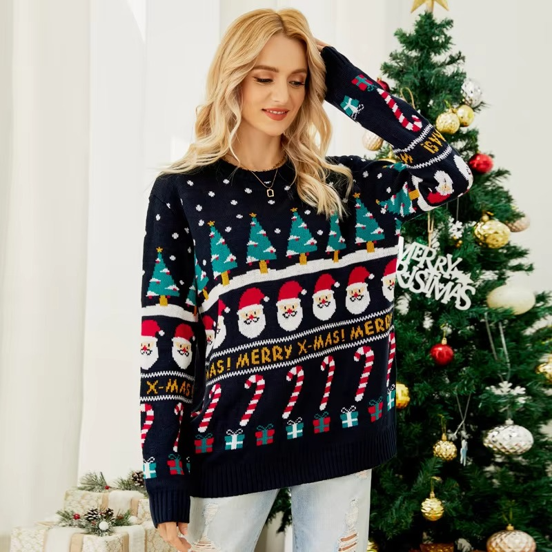 Warm Snowman Pattern Women's Sweater