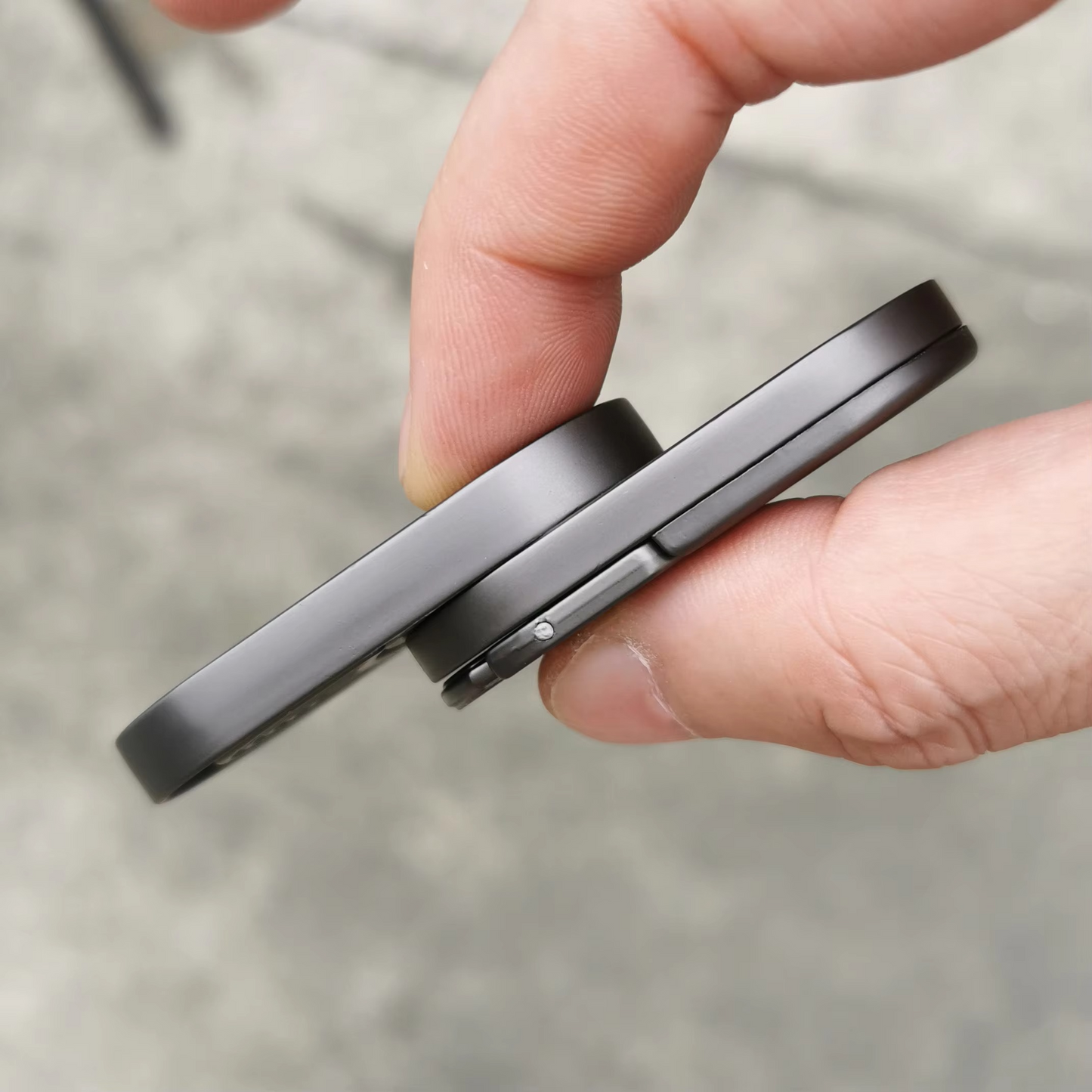 Portable Stainless Steel Anxiety Relief Fidget Spinner