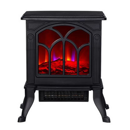 Warm Electric Fire Heater with Realistic LED Flames - Hehif