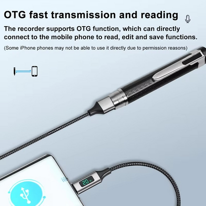 Compact MP3 Voice Recorder with Clear Sound