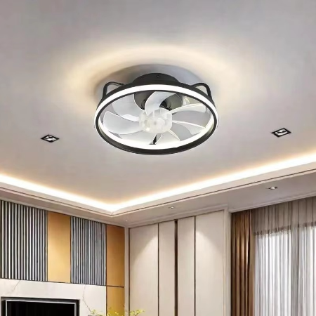 Energy Efficient Ceiling Fan with LED Lamp and Remote - Hehif