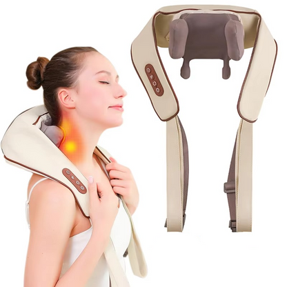 Relaxing Shiatsu Massager for Neck and Shoulder Pain - Hehif