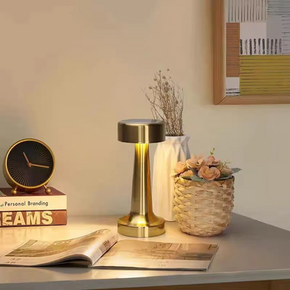 Contemporary USB Table Lamp with Sensor Night Light
