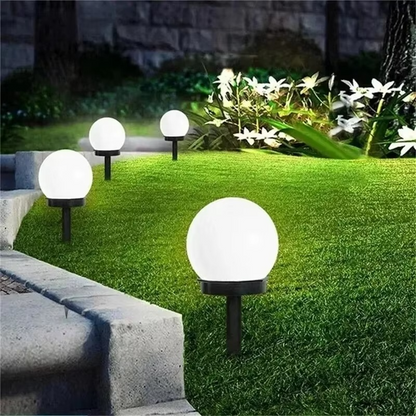 Outdoor Solar Powered Globe Garden Light - Hehif