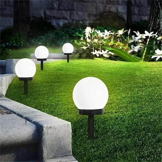 Outdoor Solar Powered Globe Garden Light - Hehif