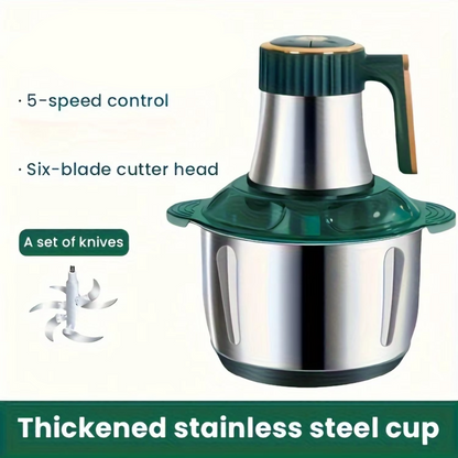Fast 5-Quart Electric Meat Grinder with Multiple Speeds