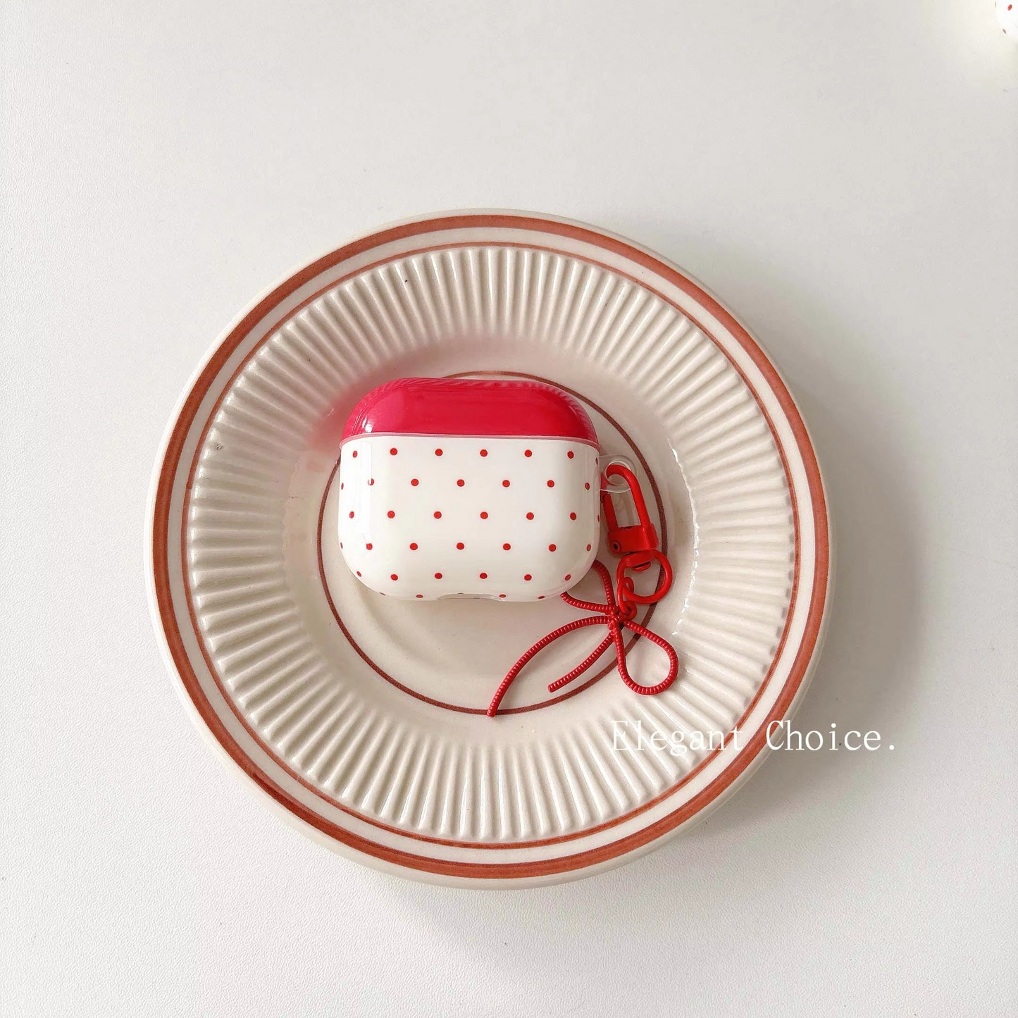 Fashionable Curve Design AirPods Earbuds Case
