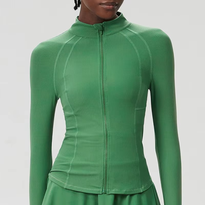 Women's Breathable Athletic Jacket with Long Sleeves