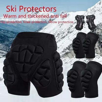 Kids Protective Snow Pants with Knee and Elbow Pads