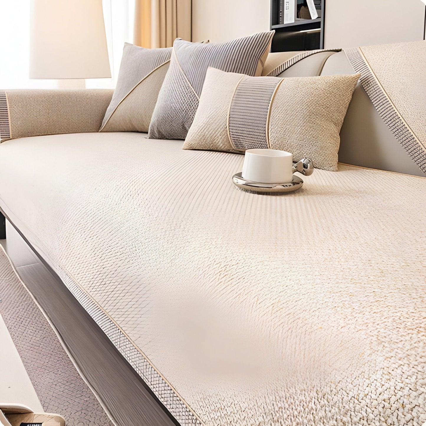 Soft Breathable Slip Resistant Couch Cover for Homes