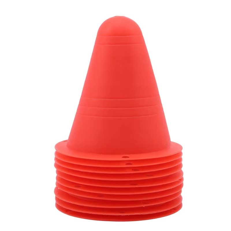 10 Pack Sports Training Cones for Soccer Drills