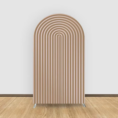 Colorful Stripe Photo Booth Backdrop Curtain