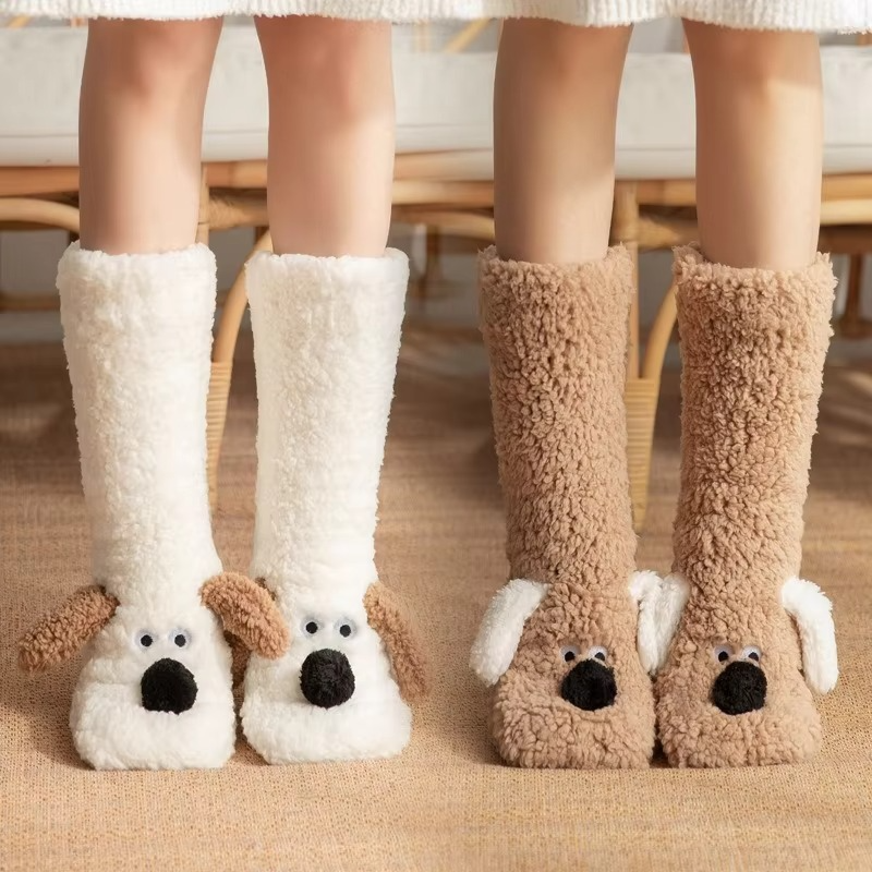 Soft Plush Coral Fleece Warm Women's Socks