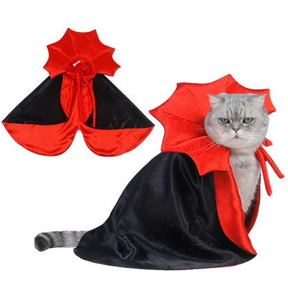 Pet Friendly Halloween Cloak Costume for Cats Dogs