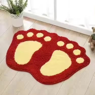 Soft Plush Bathroom Rug, Absorbent and Slip Resistant
