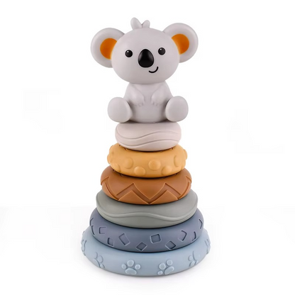 Soft Baby Stacking Blocks Teething Toy Set