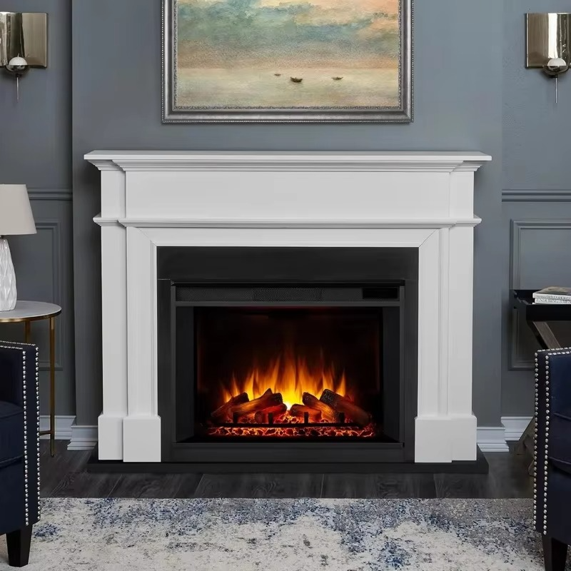 Large Wall Mounted Electric Fireplace with Heater