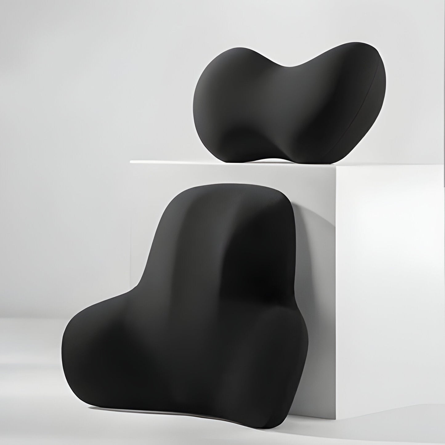 Contoured Car Seat Back Support Cushion