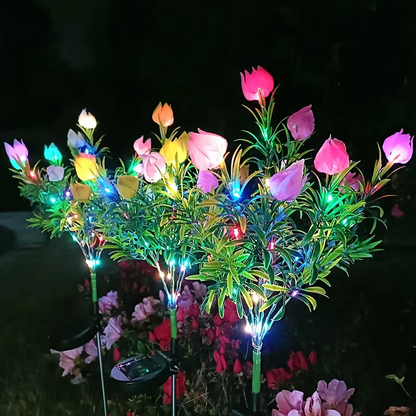 Bright Outdoor Solar Powered 42 LED Garden Lights