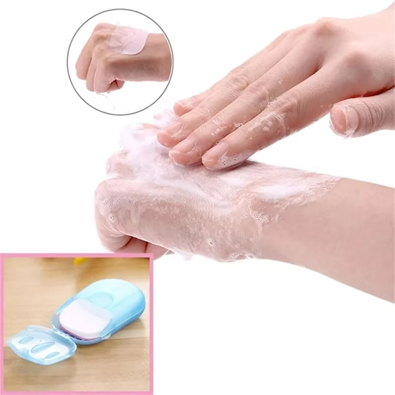 Compact Travel Soap Sheets for Camping and Outdoor Use - Hehif