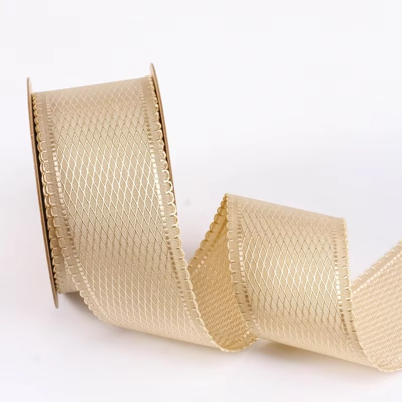 Curly Edge Satin Ribbon for Hair and Crafts