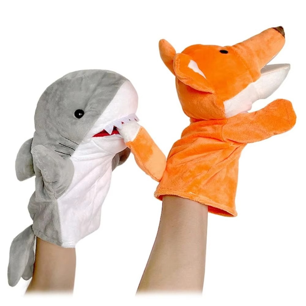 Cute Plush Animal Finger Puppets for Kids Play
